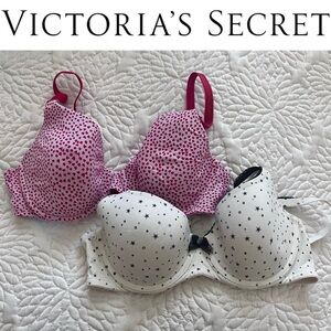 Two Victoria's Secret Perfect Coverage and Demi Bras